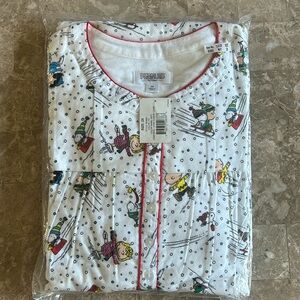 NWT Peanuts long sleeve night gown 2X